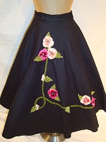 Vintage Clothing Fairfield County Circle Skirt